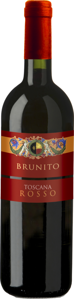 Brunito Rosso Toscano Villa da Vinci Flasche